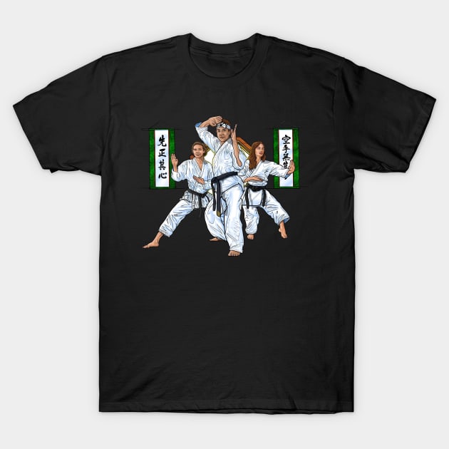 Karate kid vs cobra kai T-Shirt by loveislive8